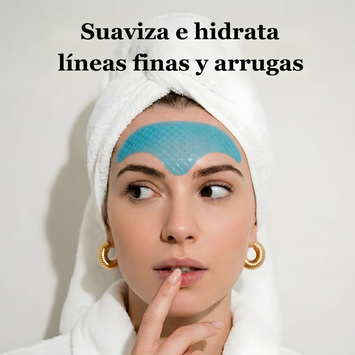 Mascarilla de Hidrogel en Panal para la Frente